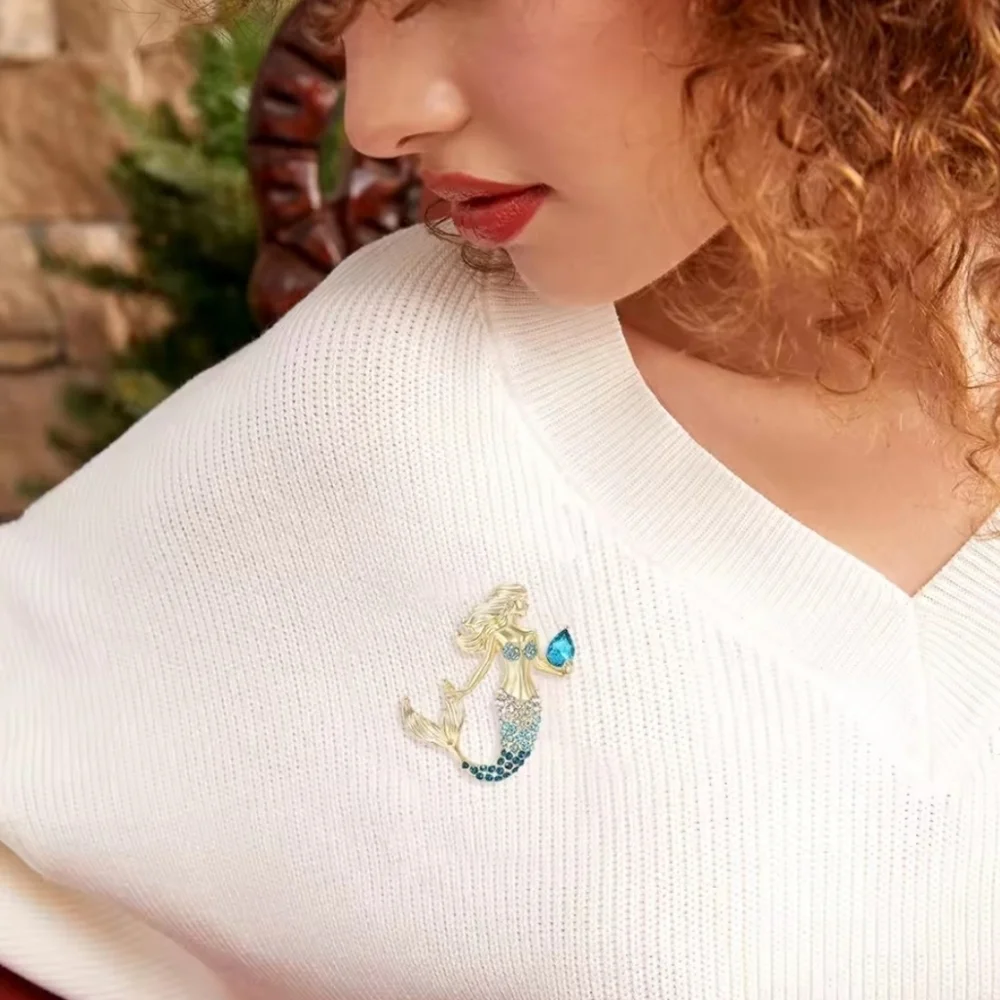 VQ Mermaid Brooch